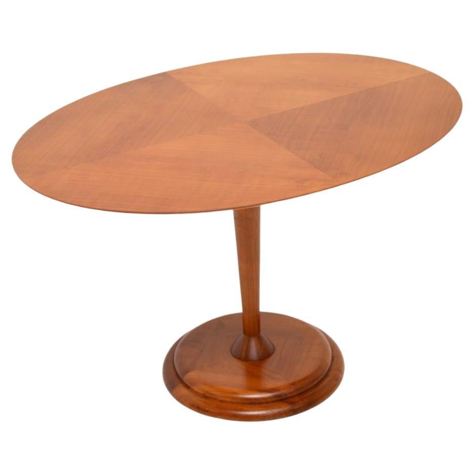 Table basse vintage suédoise en noyer