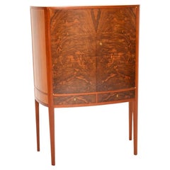 Vintage Swedish Walnut Drinks Cabinet by Johan Byström