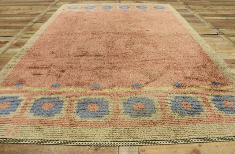 Wedding Rya Rug Vintage Swedish Wedding Rya Rug with Scandinavian Modern Style For Sale ...