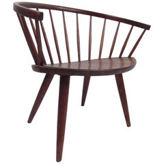 Silla sueca vintage Yngve Ekstrom "Arka