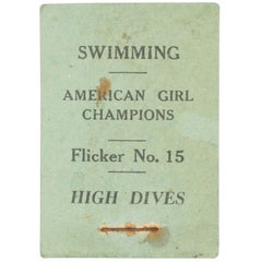 Swimming Flicker Book No.15 High Dives, Swimming Flicker