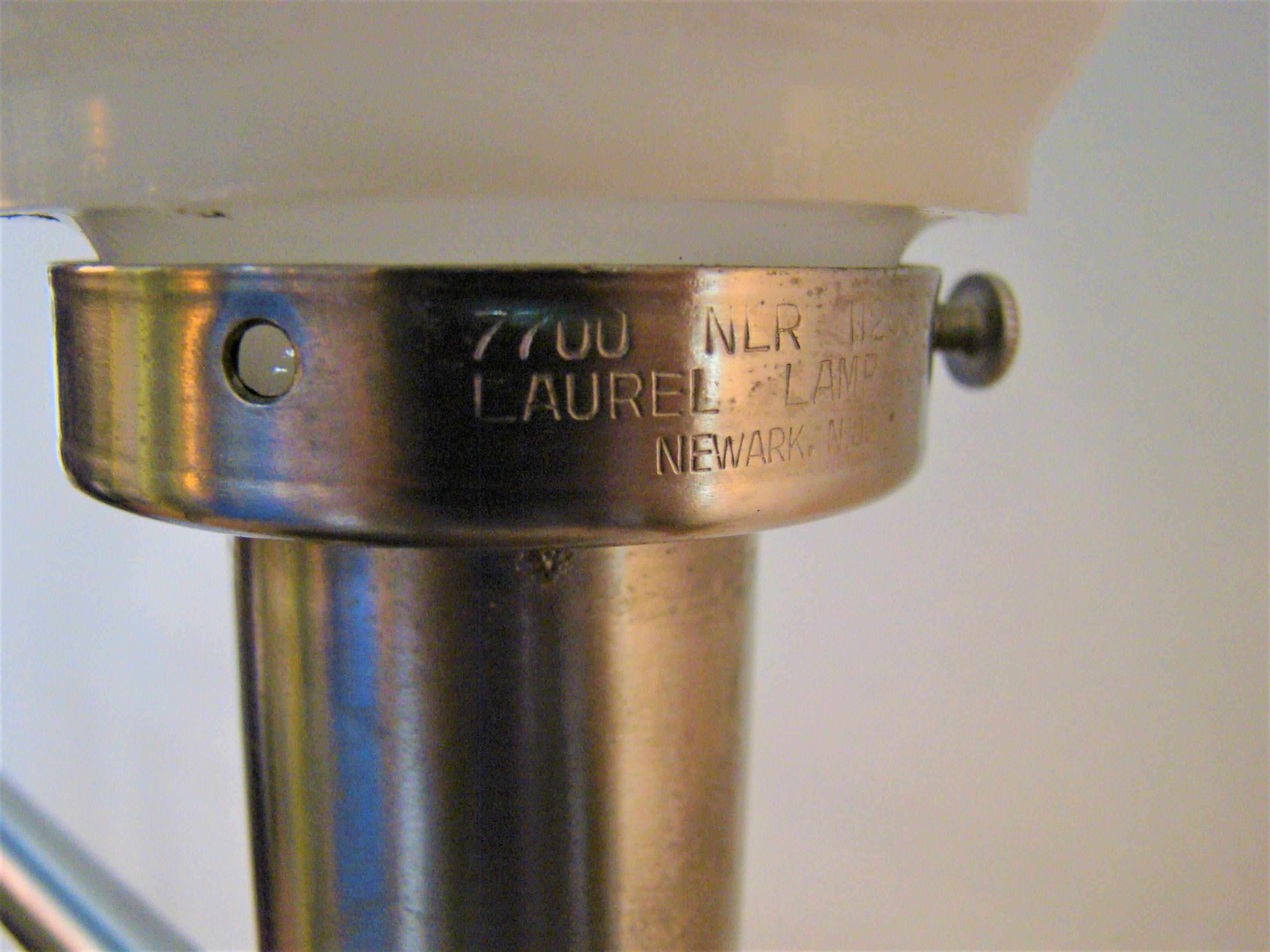 Vintage Swing Arm Lamp Mfg. by Laurel Lamps After a Classic Von Nessen Design For Sale 2