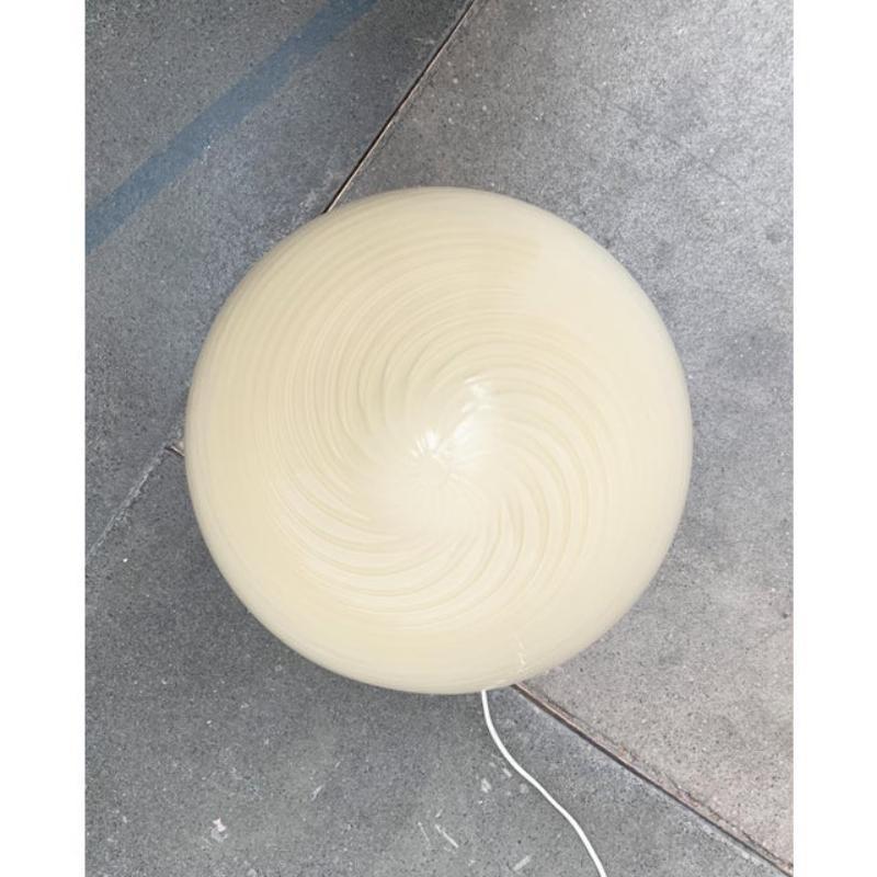 Lampada da terra a uovo in vetro di Murano a vortice vintage di Vetri Murano In condizioni ottime in vendita a Hamburg, DE