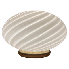 Vintage Swirl Murano Glass Night Lamp, Italy, 1980s Vintage Swirl Murano Glass Night Lamp, Italy, 1980s