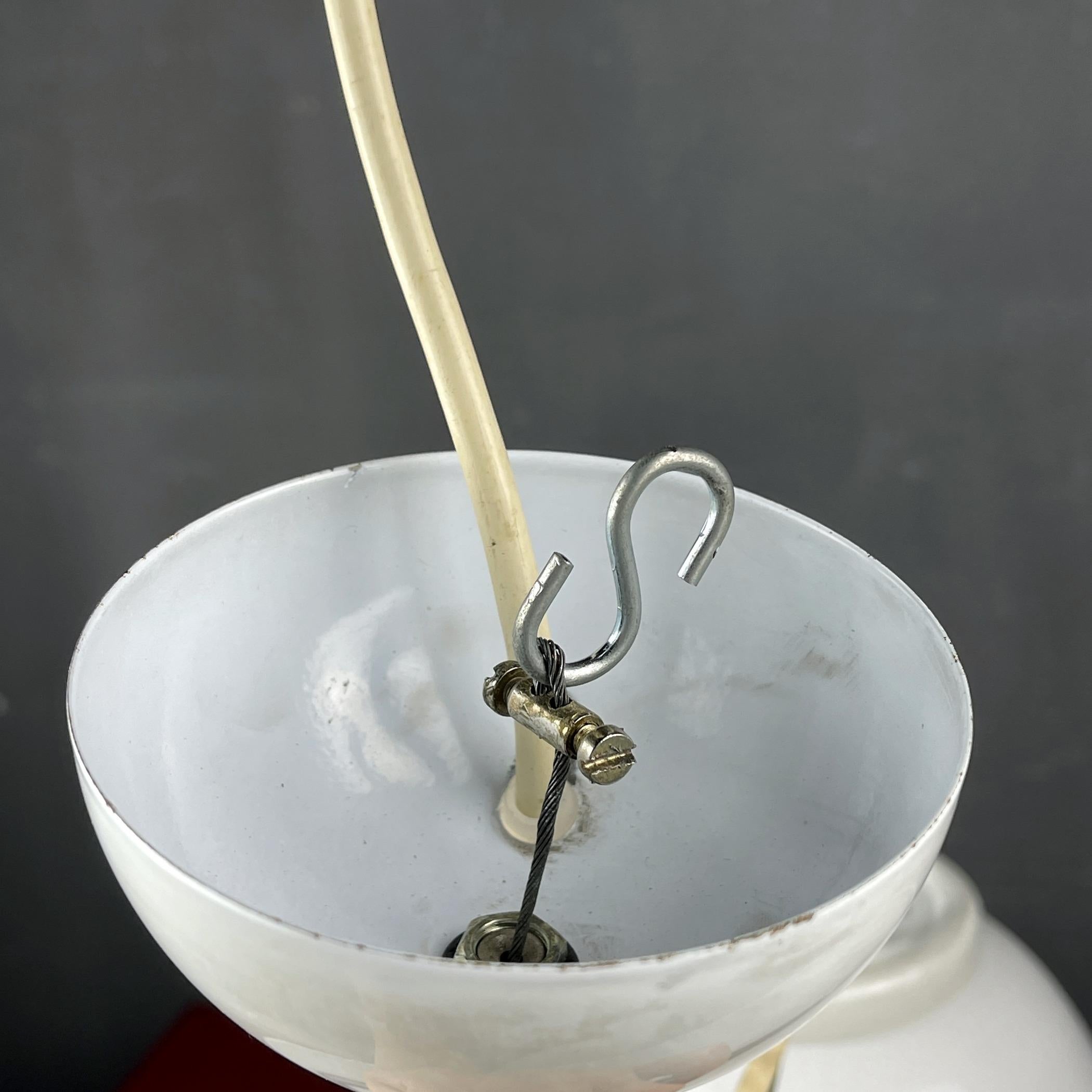 Lámpara colgante vintage de cristal de Murano Italia años 70 en venta 2