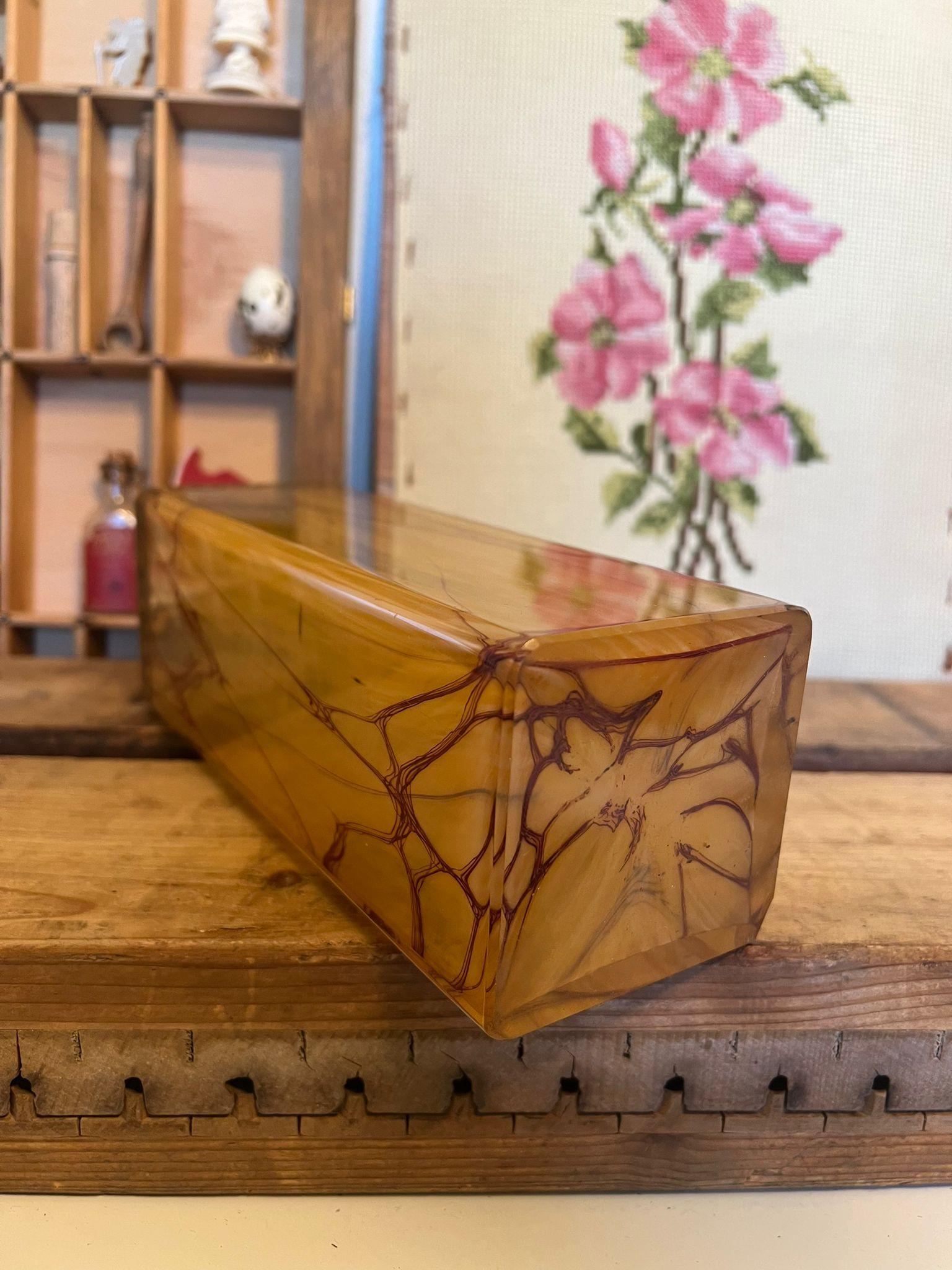 Vintage Swirled Resin Glassware - as Is In Good Condition For Sale In Seattle, WA