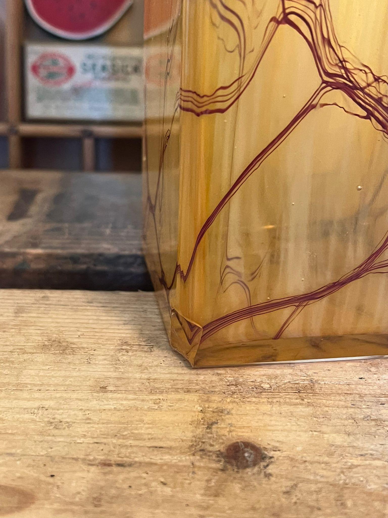 Art Glass Vintage Swirled Resin Glassware - as Is For Sale