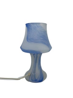 Vintage Swirling Glass Table Lamp Designed by Monica Backström for Kosta Boda