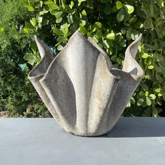 Vintage Swiss Cement Tulip Garden Planter by Willy Guhl, 1950s Design