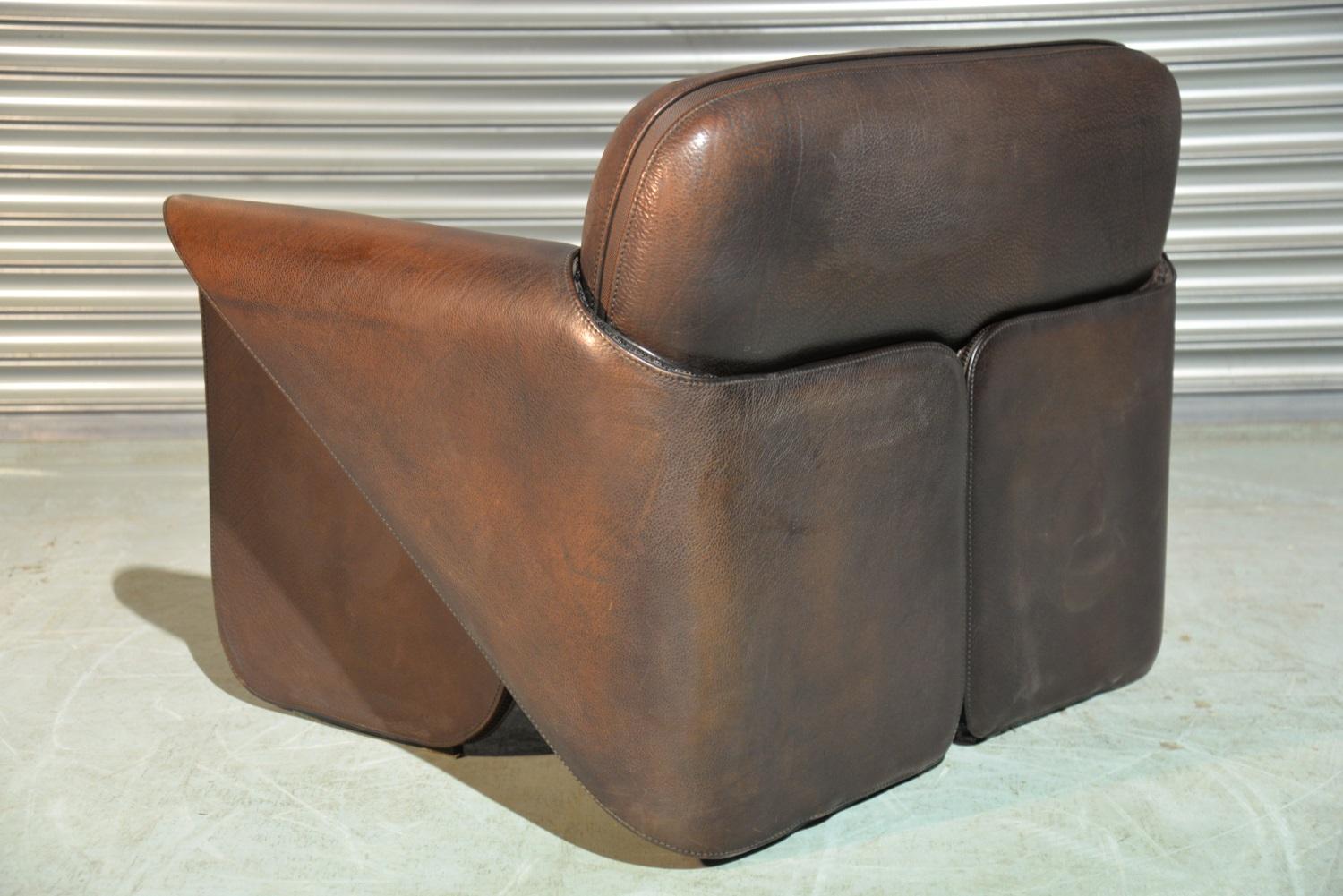 Vintage De Sede 'DS 125' Sofa / Armchair Design by Gerd Lange, Switzerland 1978 7