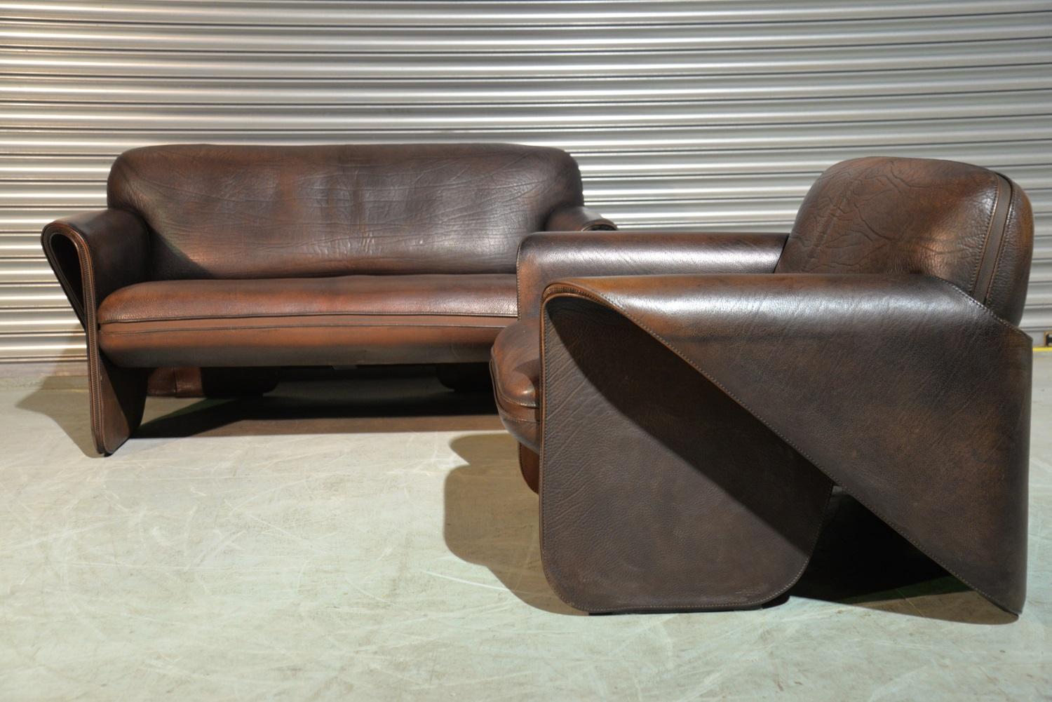 Swiss Vintage De Sede 'DS 125' Sofa / Armchair Design by Gerd Lange, Switzerland 1978