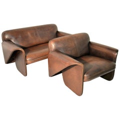 Vintage De Sede 'DS 125' Sofa / Armchair Design by Gerd Lange, Switzerland 1978