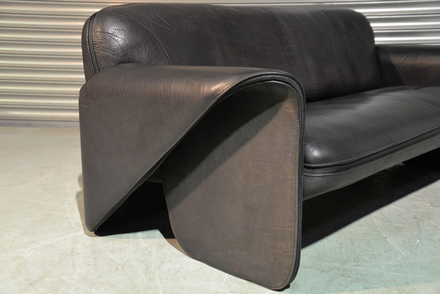 Vintage de Sede 'DS 125' Leather Sofa Designed by Gerd Lange, Switzerland 1978 4