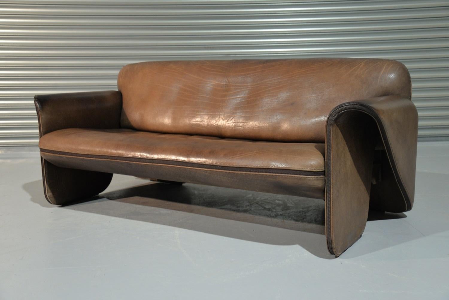 Vintage De Sede 'DS 125' Sofa Designed by Gerd Lange, Switzerland 1978 In Good Condition In Fen Drayton, Cambridgeshire