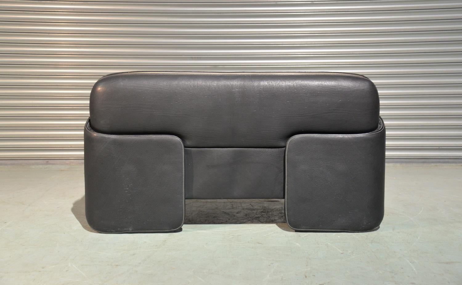 Leather Vintage De Sede DS 125 Sofa Designed by Gerd Lange, Switzerland 1978 For Sale
