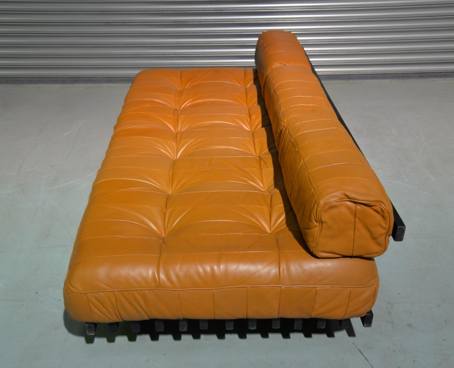 Mid-Century Modern Vintage de Sede DS 80 Patchwork Leather Daybed, Switzerland 1960s For Sale