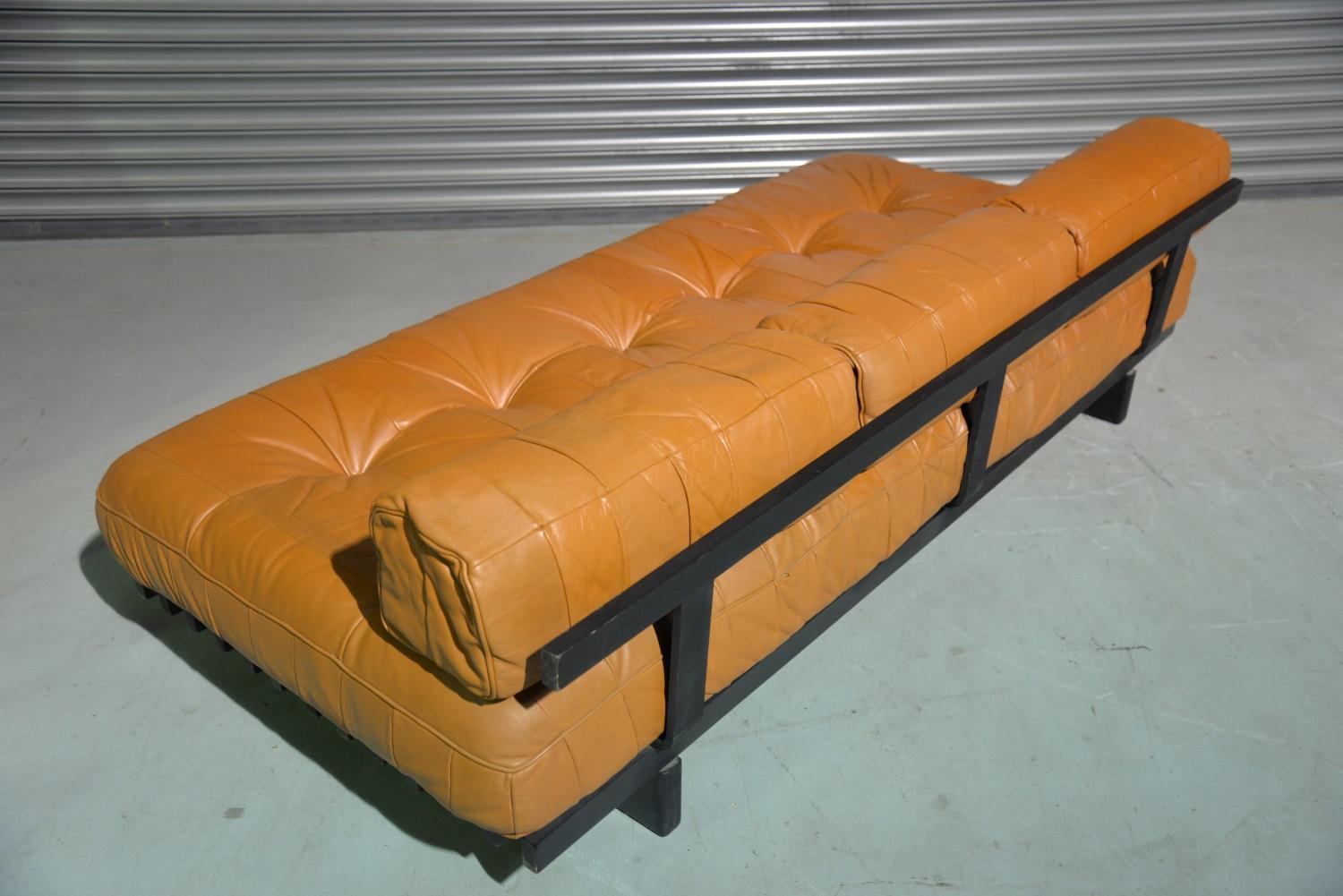 Swiss Vintage de Sede DS 80 Patchwork Leather Daybed, Switzerland 1960s For Sale