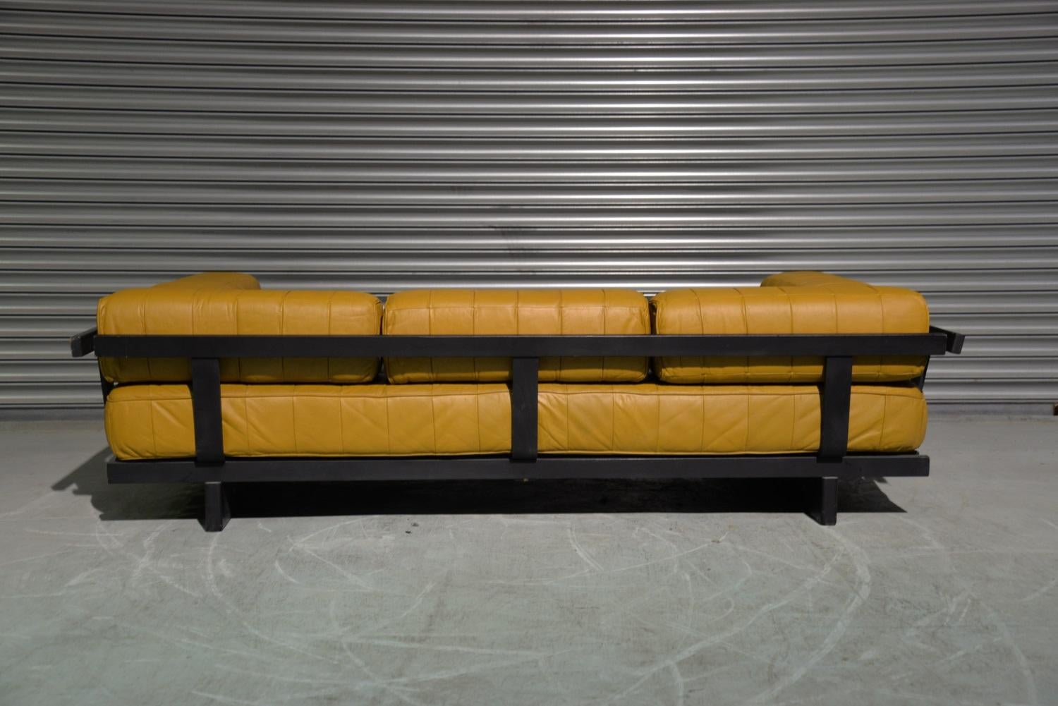 Mid-20th Century Vintage de Sede DS 80 Patchwork Leather Daybed, Switzerland 1960`s For Sale