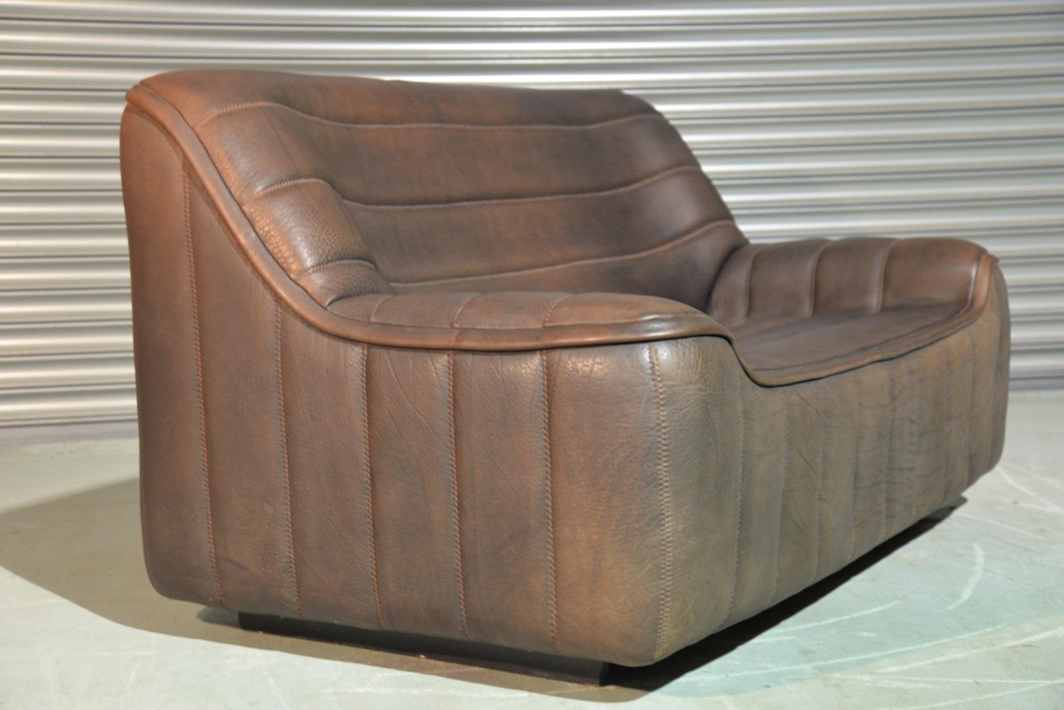 Vintage De Sede DS 84 Leather Sofa, Switzerland 1970s 4