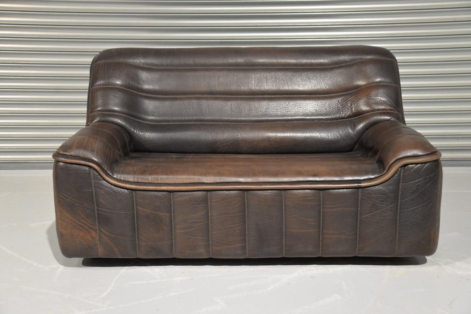 Vintage De Sede DS 84 Leather Sofas, Switzerland 1970s For Sale 2