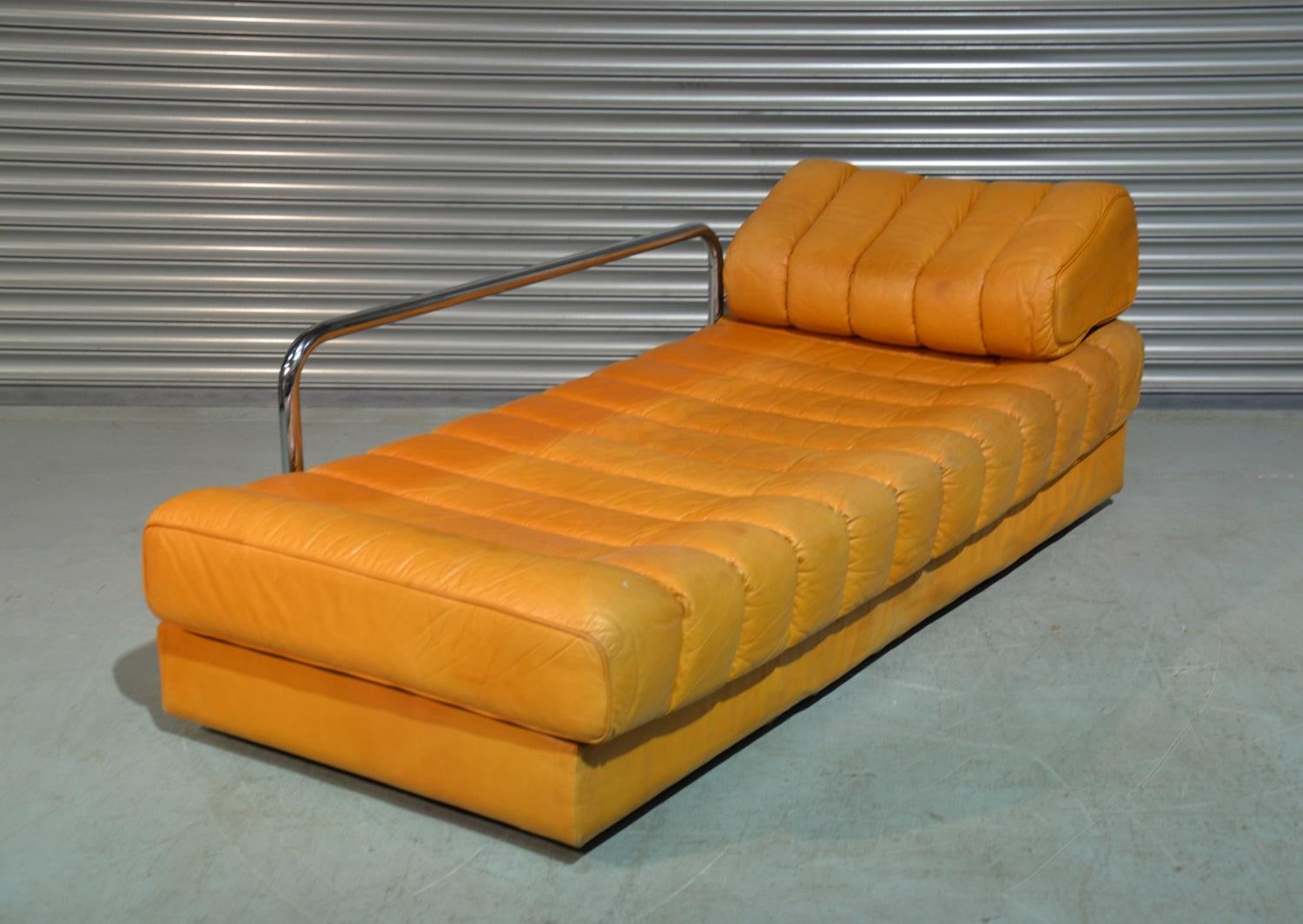 Vintage De Sede DS 85 Leather Daybed and Sofa / Loveseat, Switzerland 1960s For Sale 3