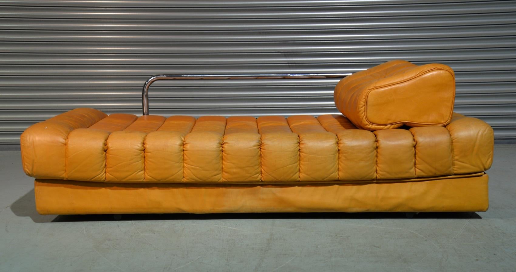 Vintage De Sede DS 85 Leather Daybed and Sofa / Loveseat, Switzerland 1960s im Angebot 5