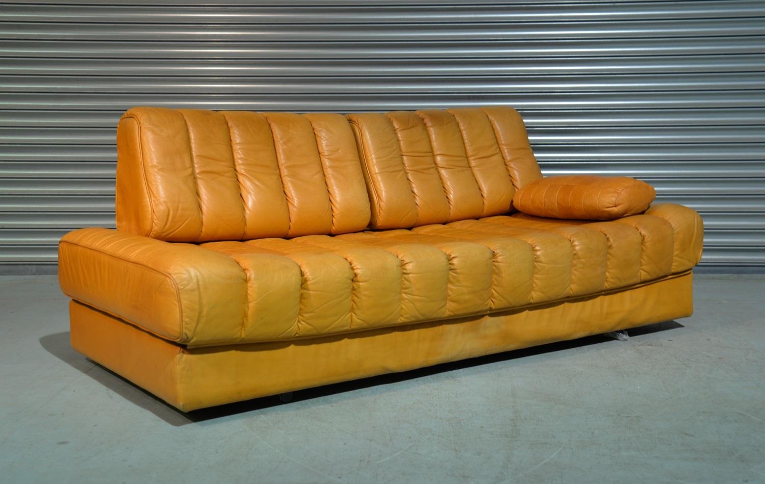 Vintage De Sede DS 85 Leather Daybed and Sofa / Loveseat, Switzerland 1960s (Moderne der Mitte des Jahrhunderts) im Angebot