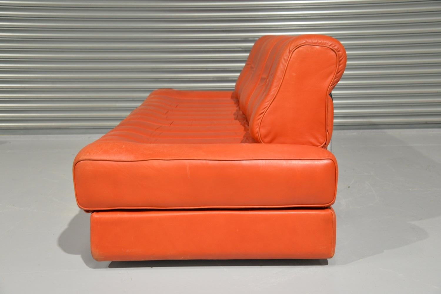 Mid-Century Modern Vintage de Sede DS 85 Daybed and Sofa and loveseat, Switzerland 1970`s  For Sale