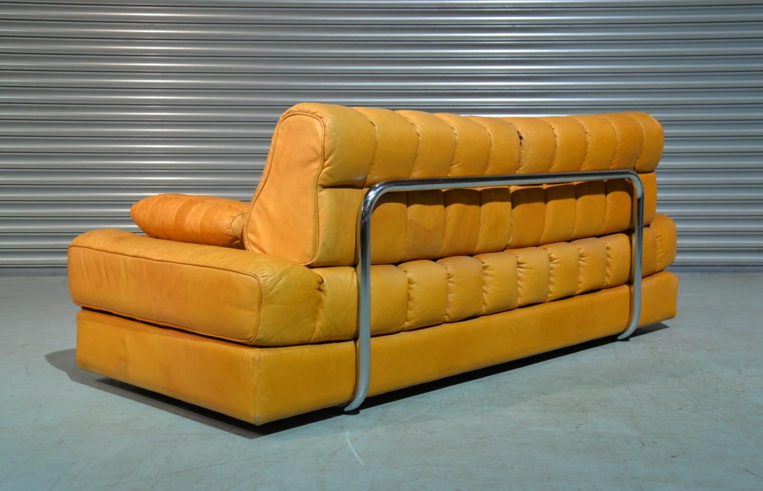 Vintage De Sede DS 85 Leather Daybed and Sofa / Loveseat, Switzerland 1960s In Good Condition For Sale In Fen Drayton, Cambridgeshire