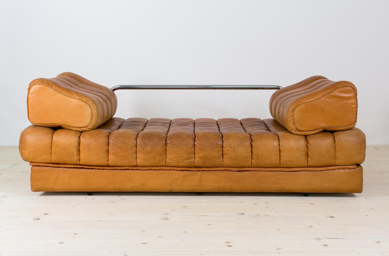 Vintage Swiss De Sede Sofa Bed from the 1960s, model DS 85 7