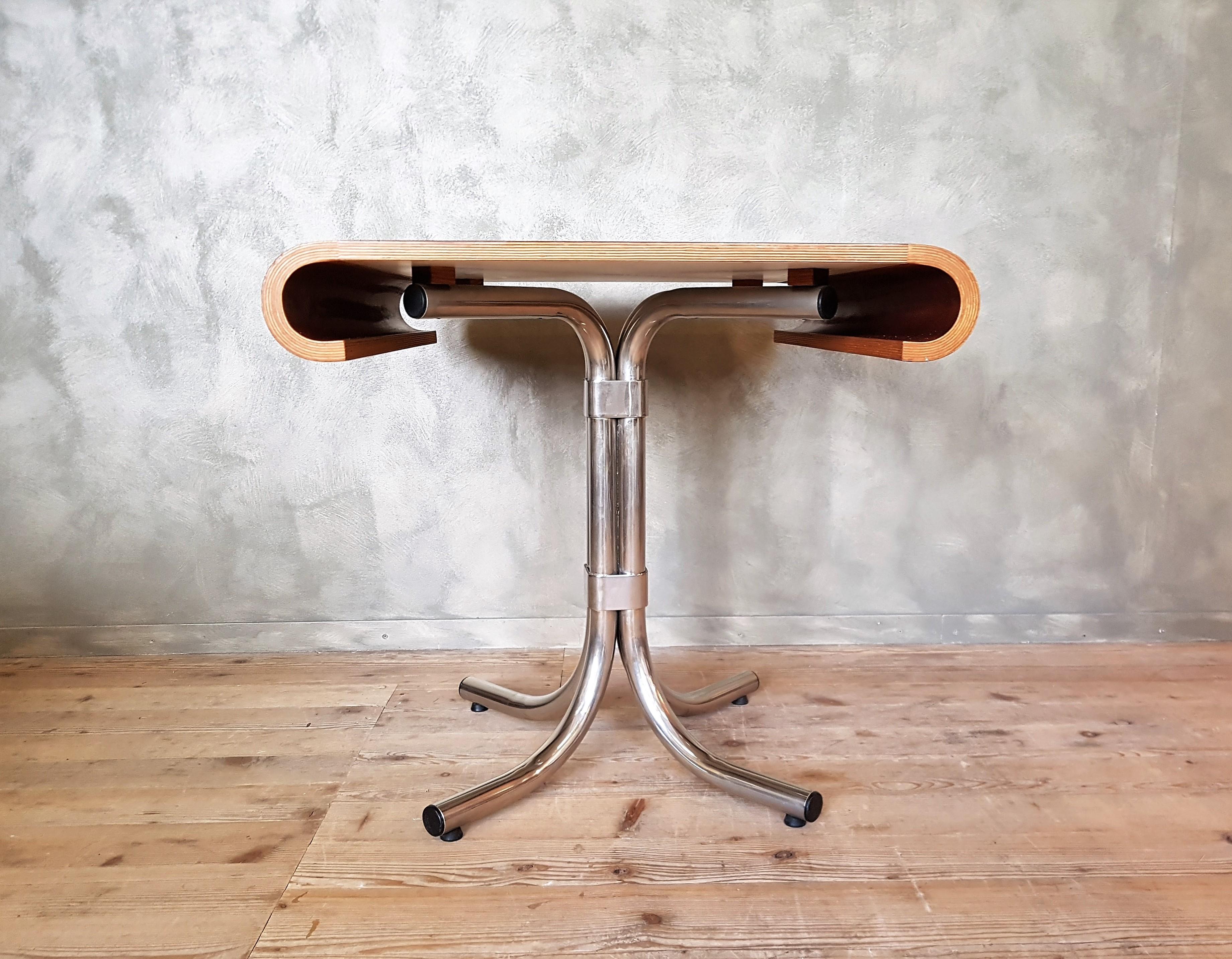 Late 20th Century Vintage Swiss Desk or Bistro Table by Jürg C. Schindler For Sale