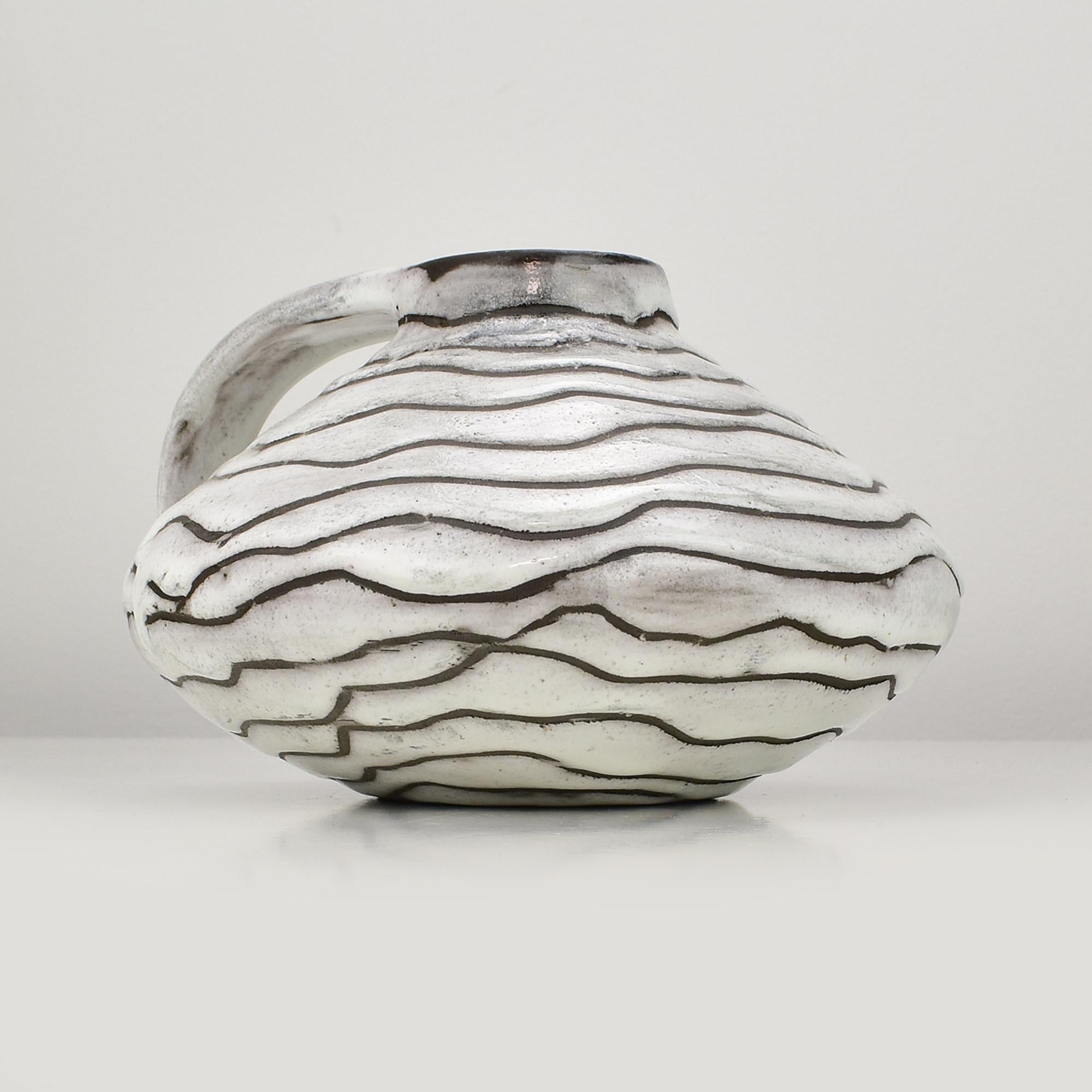 Svizzero Vaso d'epoca svizzero Gustav Sporri Studio Pottery per Ziegler Schaffhausen in vendita