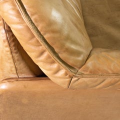 Schweizer Leder-Liegesessel "Loveseat" von De Sede