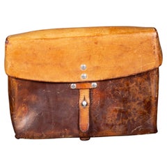 Used Swiss Leather Satchel c.1978  (FREE SHIPPING)
