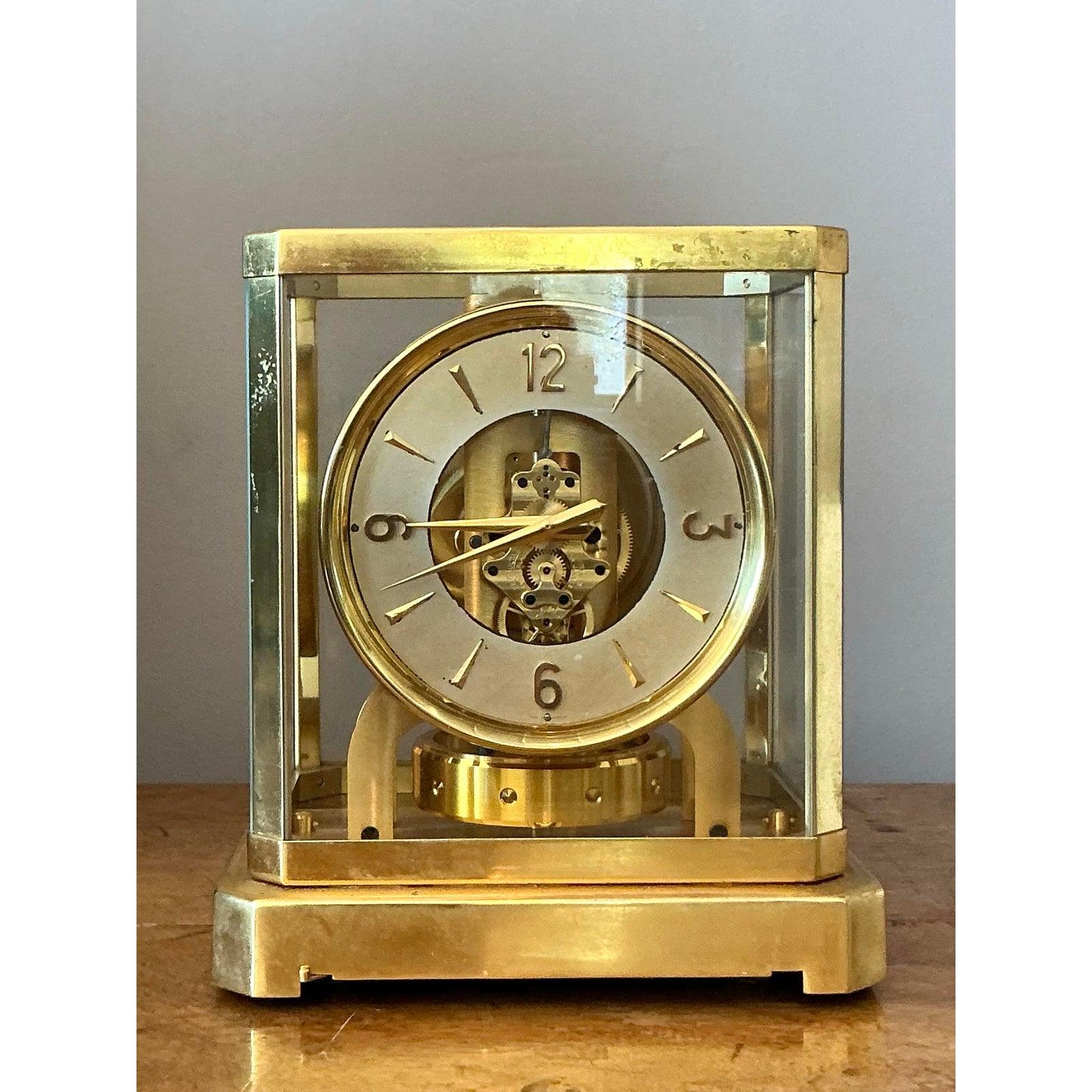 Orologio svizzero d'epoca in ottone LeCoultere in vendita 5