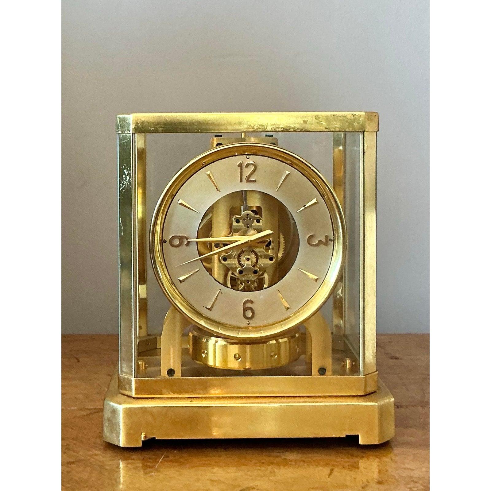 Orologio svizzero d'epoca in ottone LeCoultere in vendita 1