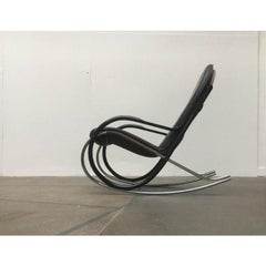 Silla mecedora Vintage Swiss Nonna de Paul Tuttle para Strässle, años 70