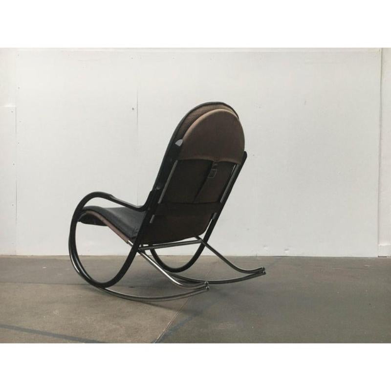 Schweizer Nonna Schaukelstuhl von Paul Tuttle für Strässle, 1970er Jahre (Schweizerisch) im Angebot