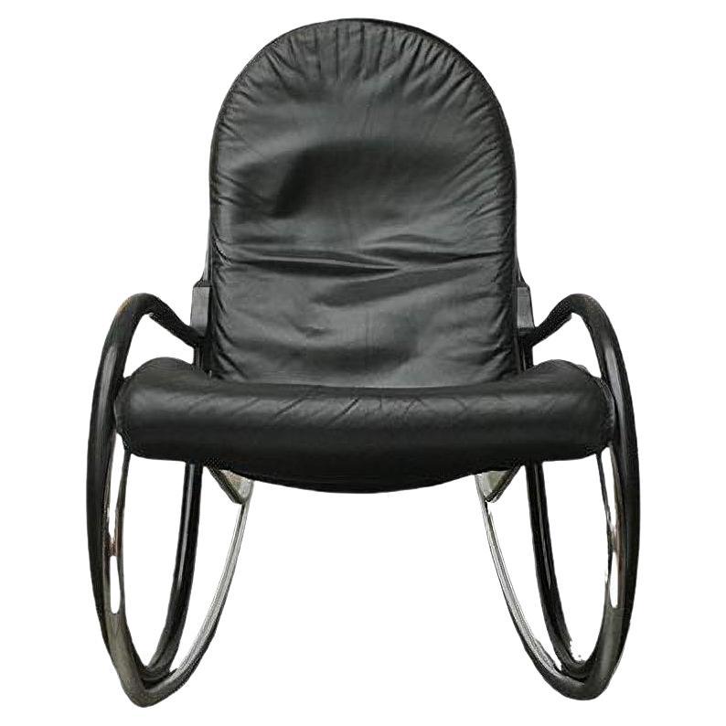 Vintage Swiss Nonna Rocking Chair by Paul Tuttle for Strässle, 1970s