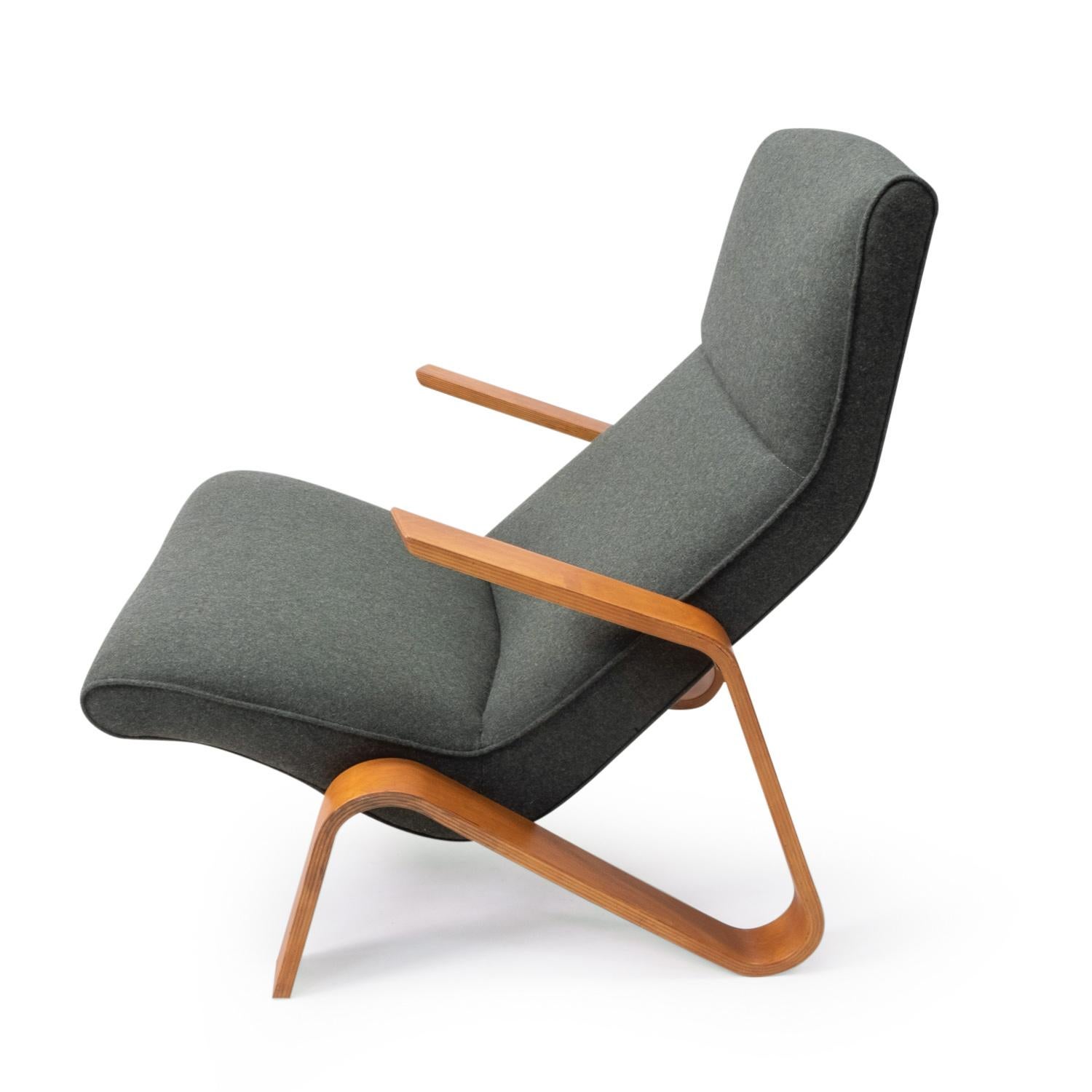 Mid-Century Modern Vintage Swiss Production Grasshopper Chair by Eero Saarinen for Knoll, 1950s For Sale