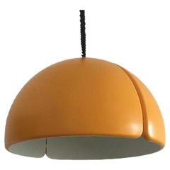 Vintage Swiss Space Age Pendant Lamp from Temde, 1970s