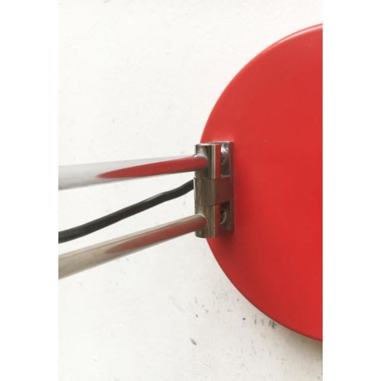 Vintage Swiss Space Age Visier Sconce by E. R. Nele for Temde, 1970s For Sale 6