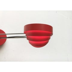 Vintage Swiss Space Age Visier Sconce by E. R. Nele for Temde, 1970s