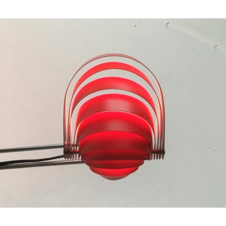 Vintage Swiss Space Age Visier Sconce by E. R. Nele for Temde, 1970s For Sale 2