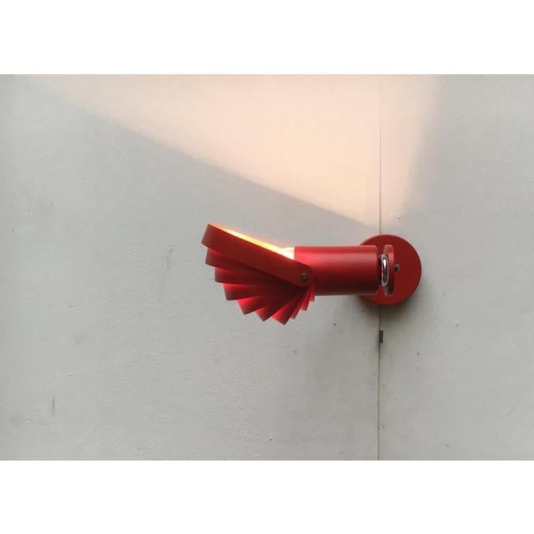 Vintage Swiss Space Age Visier Sconce by E. R. Nele for Temde, 1970s For Sale 3