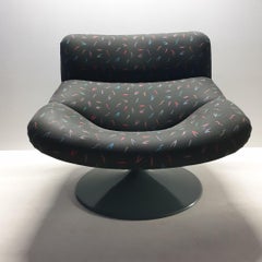 Vintage Swivel Lounge Chair F518 by Geoffrey Harcourt for Artifort, 1979
