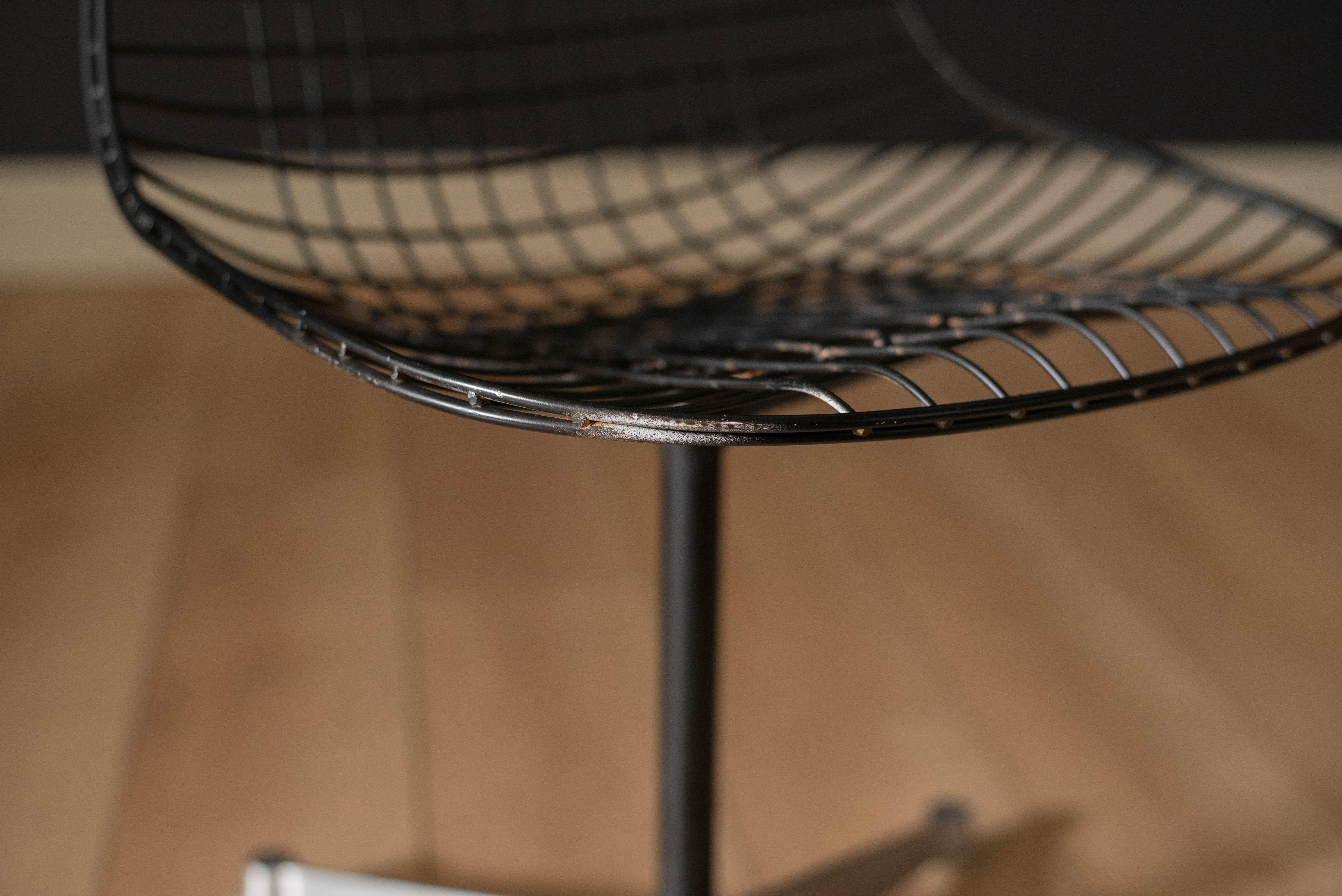 Aluminum Vintage Swivel PKC Eames Wire Chair for Herman Miller
