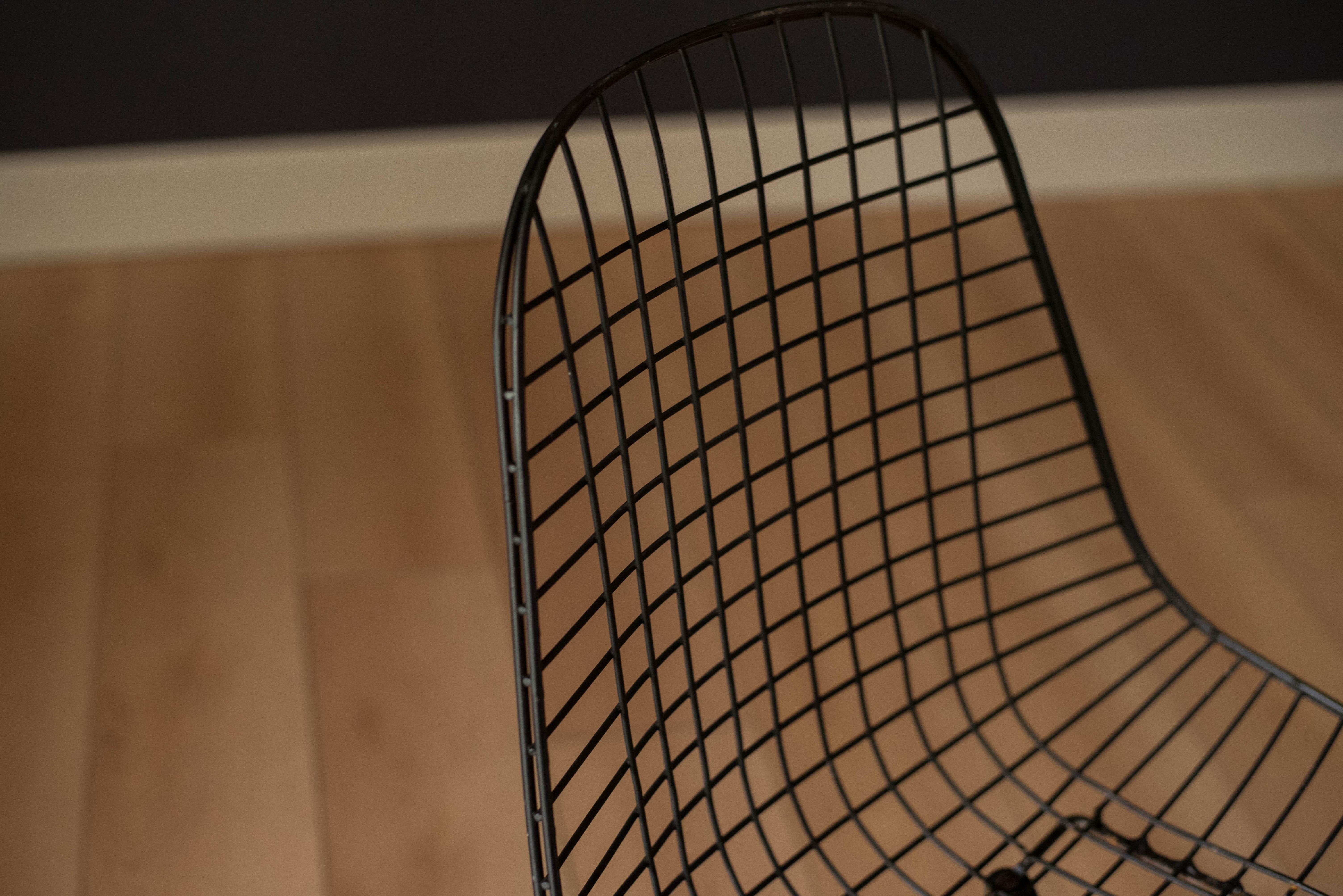 wire chair vintage