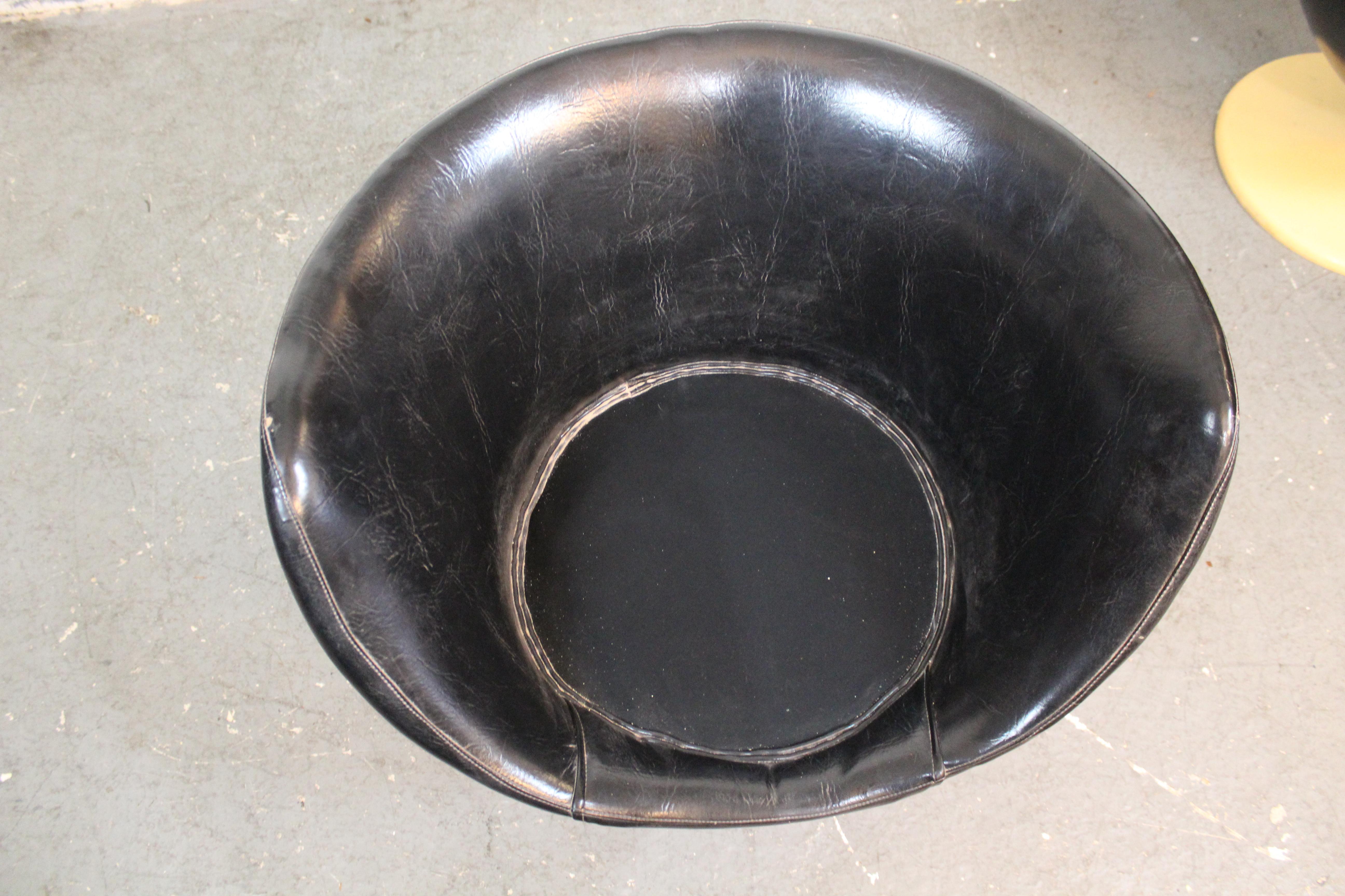Vintage Swivel Pod Chairs by Joe Colombo for Lusch Erzeugnis Germany For Sale 3