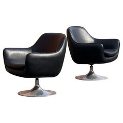 Sillas giratorias vintage estilo Overman - un par